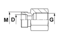 Šroubové přípojky k hydraulickým trubkám