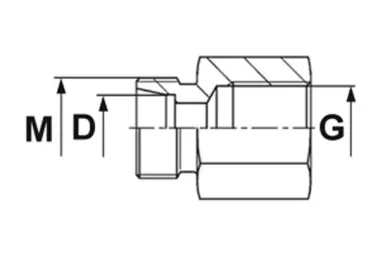 Šroubovací přípojka pro hydraulické systémy
