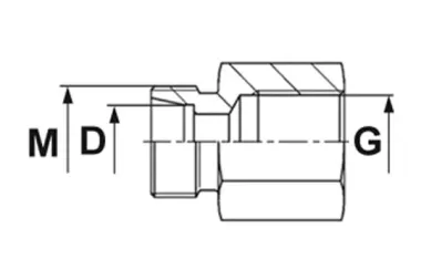 Šroubové přípojky k hydraulickým trubkám