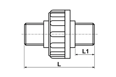 BSP šroubení 3F EM PP/PVDF 10 bar