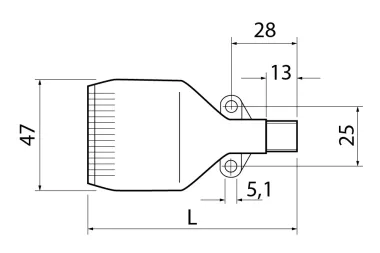 Hřebenové trysky pro pneumatické pistole