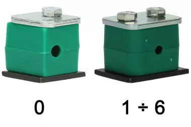 Objímky DIN 3015 standardní uchycení pro polypropylenové trubky