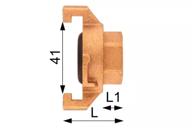 BSP čelisťová spojka 41 mm NF E 29-573