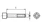 Imbusový šroub pro uchycení svěrky DIN 3015